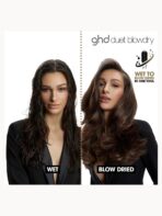 ghd Duet Blowdry Hair Dryer Brush (White) – image 7