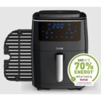 Tefal EasyFry 3-in-1 Digital Air Fryer, Grill & Steamer (Black)
