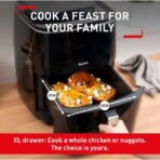 Tefal EasyFry 3-in-1 Digital Air Fryer, Grill & Steamer (Black) – image 4