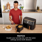Ninja Foodi MAX Dual Zone Air Fryer 9.5L (Copper/Black) – image 4